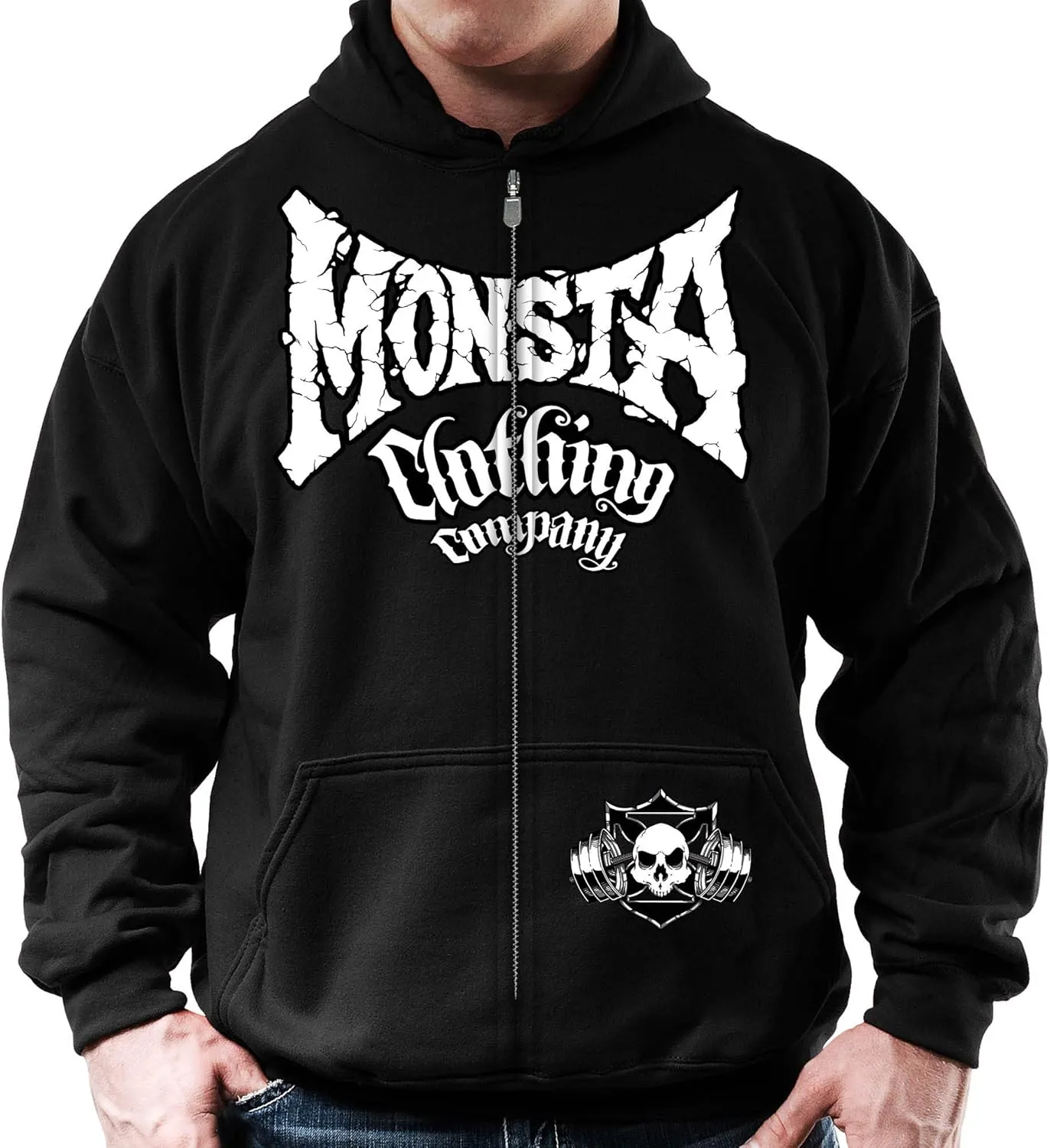 Men's Bodybuilding Workout (Havoc) Gym Zipper Hoodie