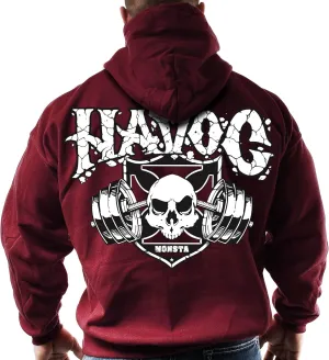 Men's Bodybuilding Workout (Havoc) Gym Zipper Hoodie