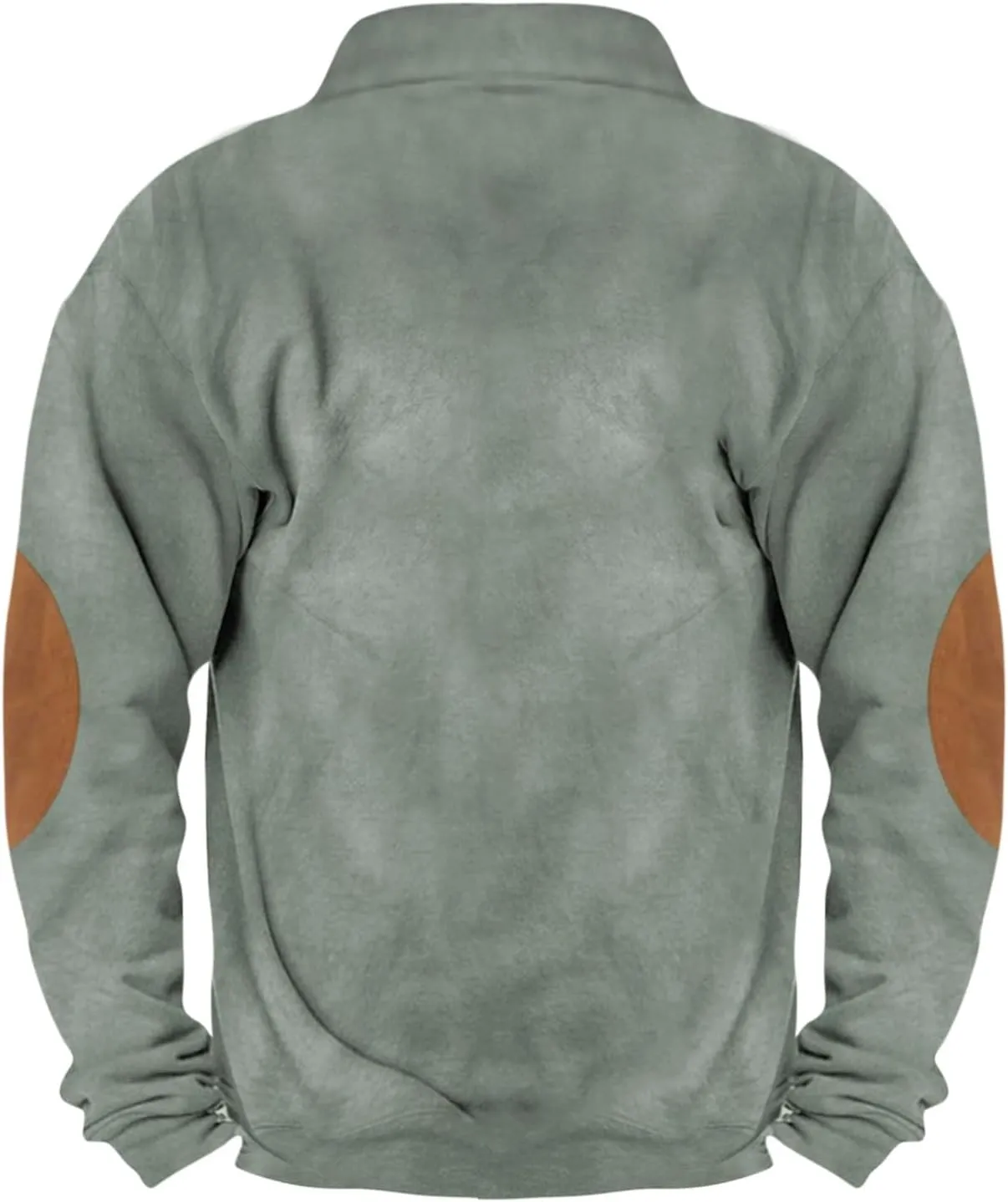 Mens Corduroy Sweatshirts Cozy Casual Lapel Collar Henley Shirts Button Polo Pullover Sweater Polo Sweaters for Men
