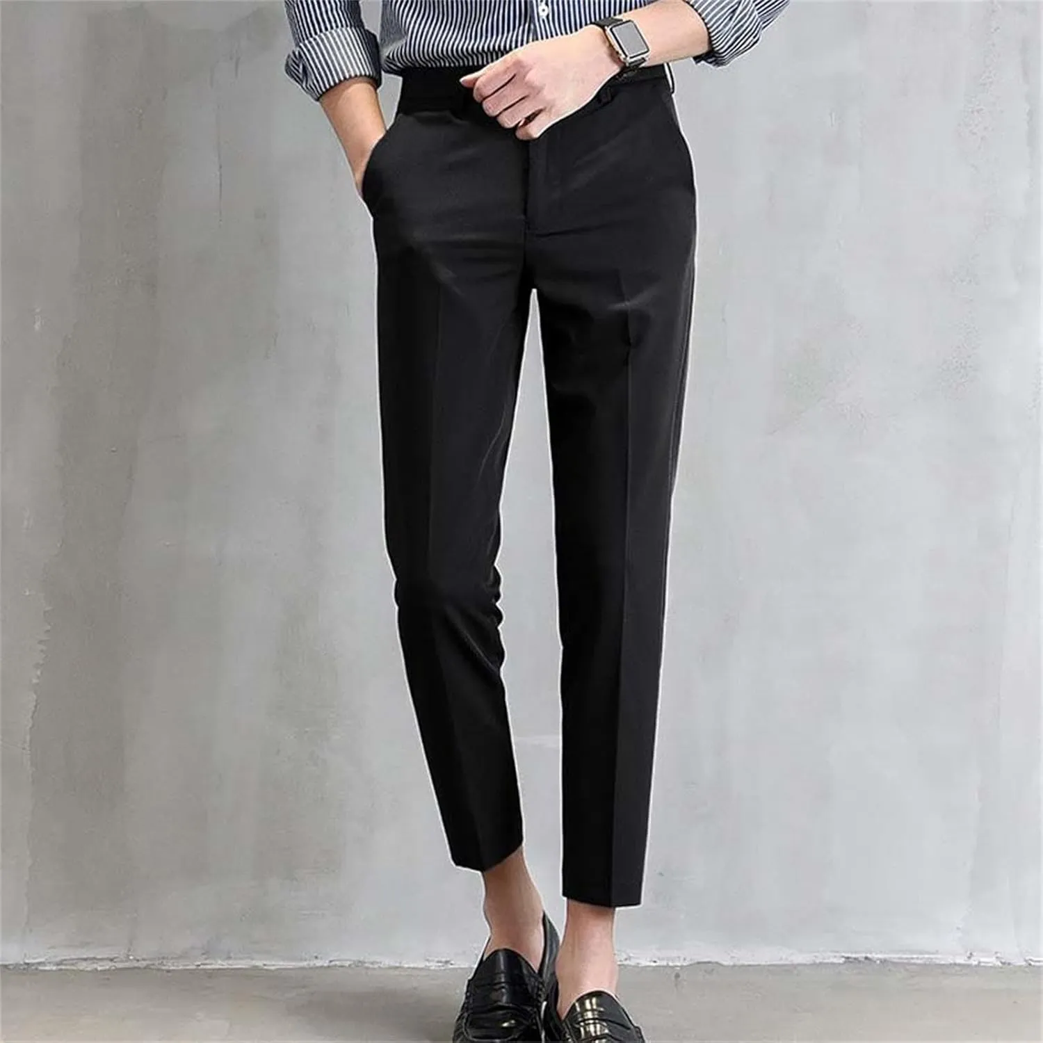 Men's Dress Pants Linen Gym Baggy Joggers Smarty Shorts Elastic Waist Basketball Leather Football Resort Wear
