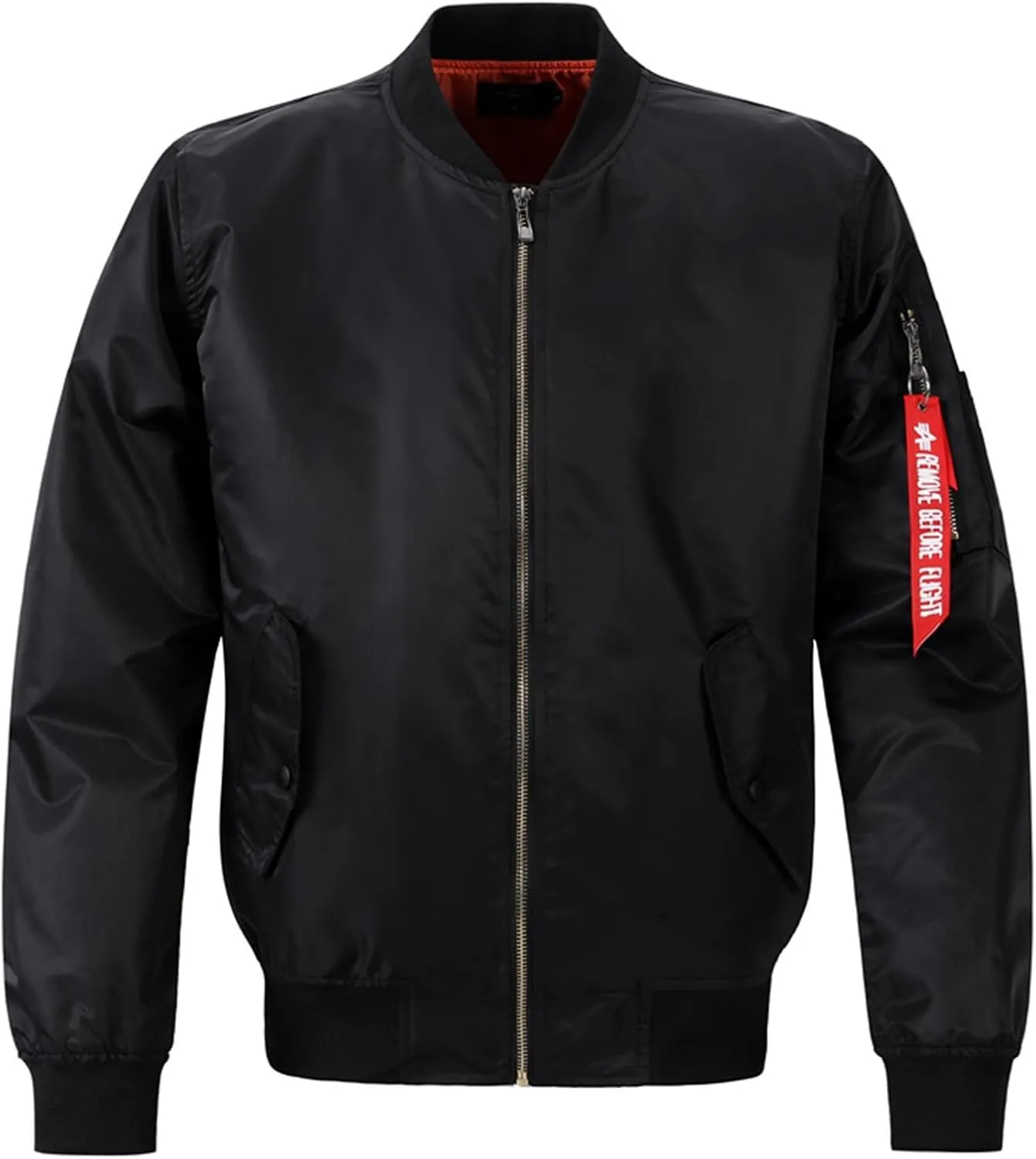 Mens Front Zip Panel Jacket Light Thin Casual Coat Water Resistant Sports Jacket Stand Collar Jacket with Golf Hiking