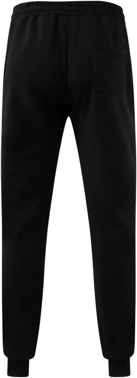 Mens Heavyweight Fleece Workout Joggers Loose Fit Gym Athletic Pants Cozy Loose Baggy Travel Pants