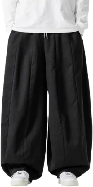 Men's Hip Hop Pants Joggers Loose Fit Streetwear Biker Baggy Trousers Stylish Cargo Pants Casual Oversized Sportwear