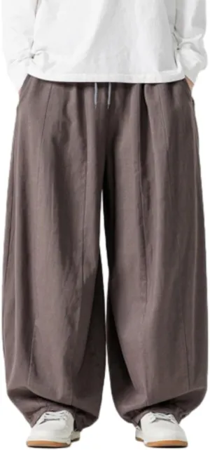 Men's Hip Hop Pants Joggers Loose Fit Streetwear Biker Baggy Trousers Stylish Cargo Pants Casual Oversized Sportwear