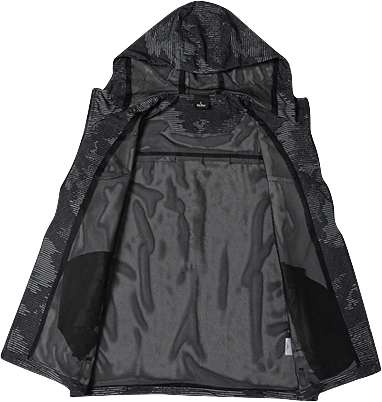Mens Hooded Military Jacket Big and Tall Tactical Jacket Coats Waterproof Raincoat Golf Jacket Fall Winter Warm Coat