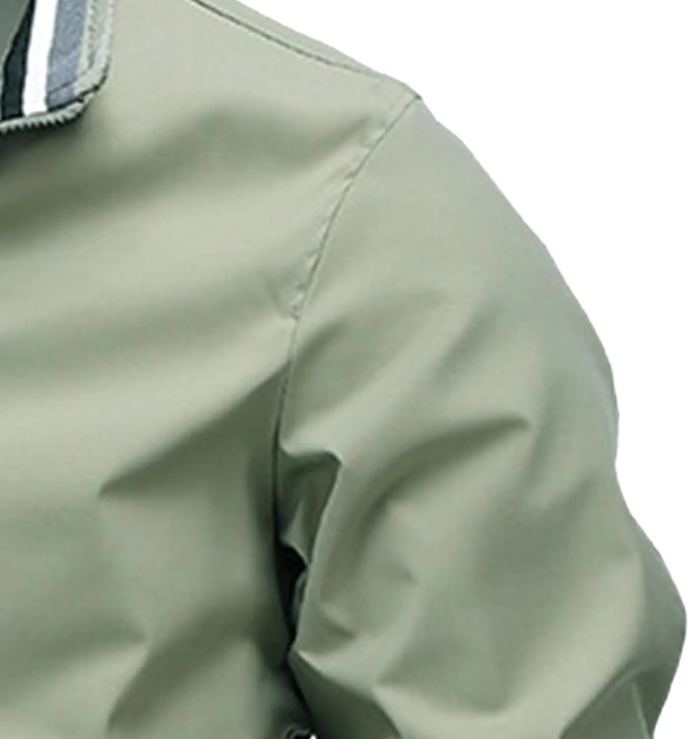 Men's Stand Collar Casual Bomber Jackets Full Zip Up Windproof Varsity Jacket Lightweight Sportwear Cardigan Coat