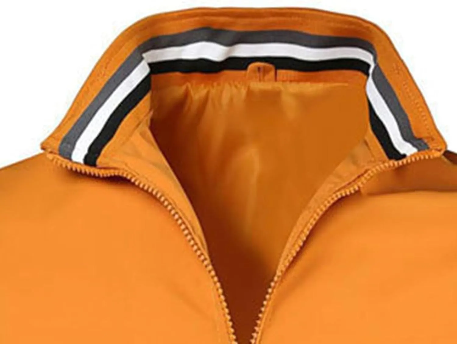 Men's Stand Collar Casual Bomber Jackets Full Zip Up Windproof Varsity Jacket Lightweight Sportwear Cardigan Coat
