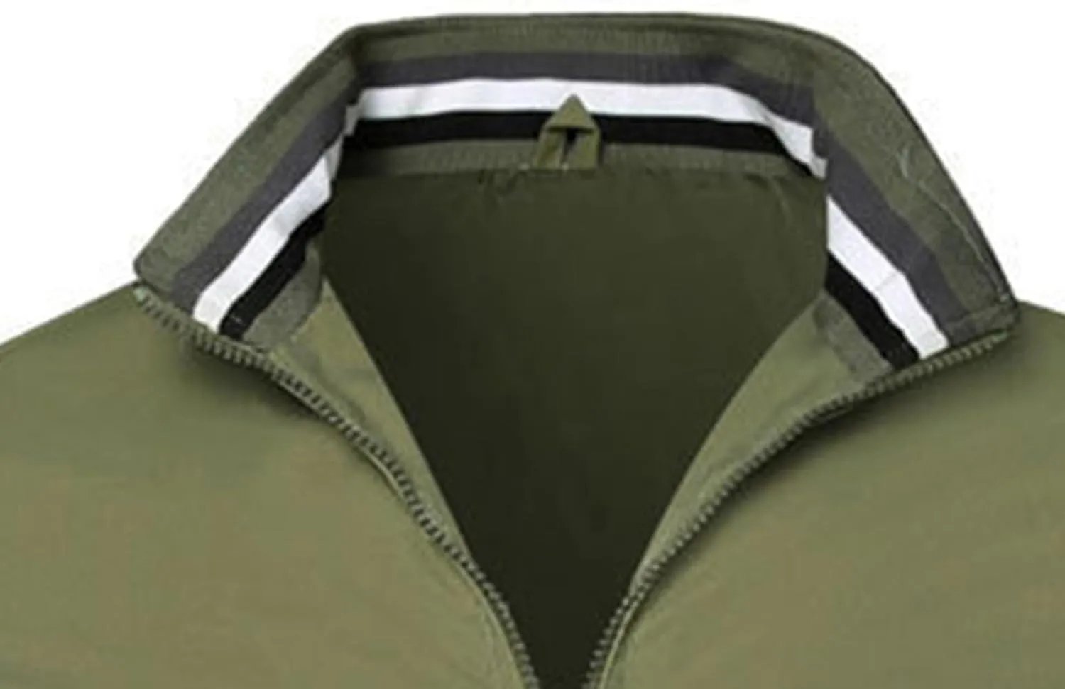Men's Stand Collar Casual Bomber Jackets Full Zip Up Windproof Varsity Jacket Lightweight Sportwear Cardigan Coat