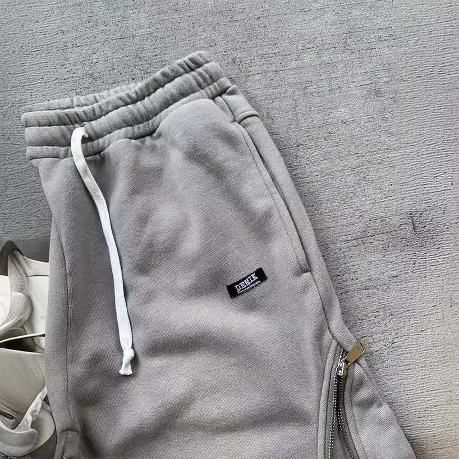 Mens Sweatpants Open Bottom Linen Beach Gym Stretch Business Outfits Athletic Resort Wear Yoga Sport Basketball