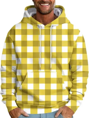 Mens Sweatshirt Hoodie Big and Tall Hooded Fleece Sweatshirt Pullover Loose Fit Workout Hoodie Sweatshirt Sportwear