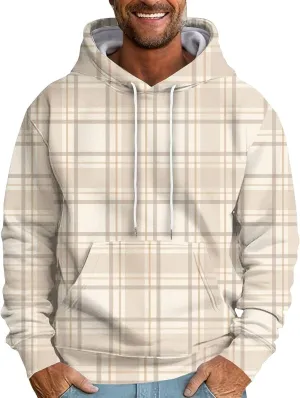 Mens Sweatshirt Hoodie Big and Tall Hooded Fleece Sweatshirt Pullover Loose Fit Workout Hoodie Sweatshirt Sportwear