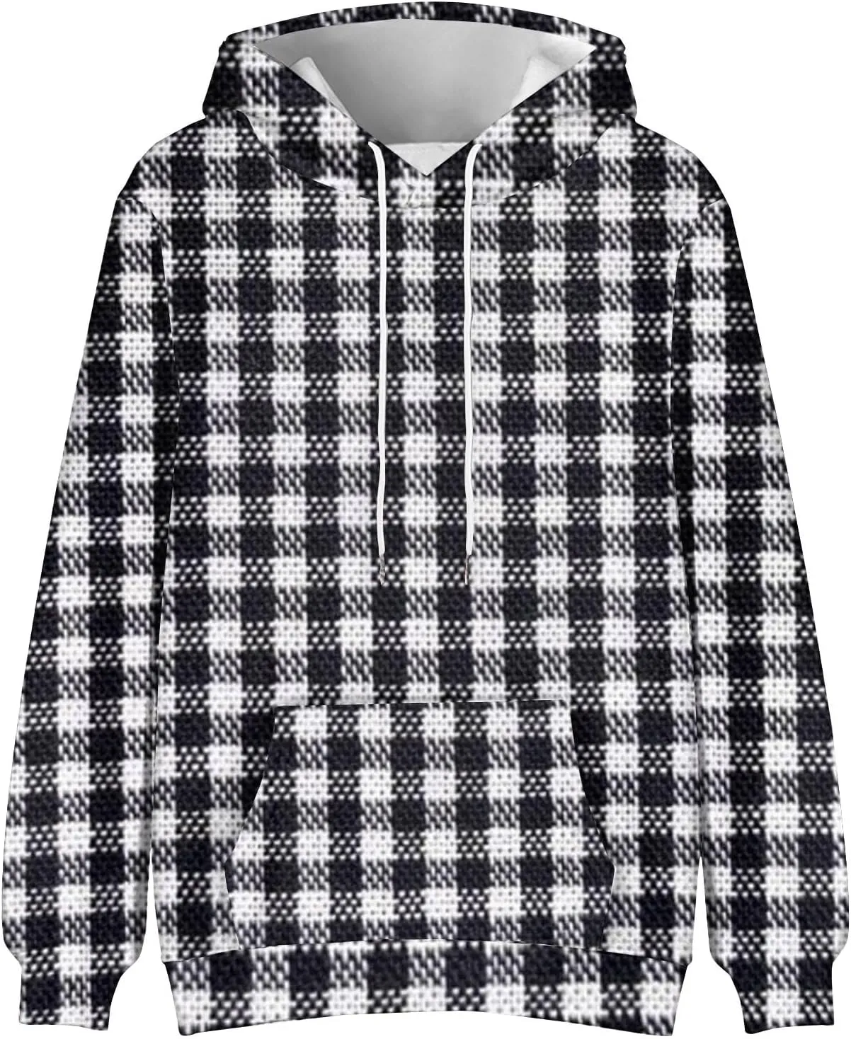 Mens Sweatshirt Hoodie Big and Tall Hooded Fleece Sweatshirt Pullover Loose Fit Workout Hoodie Sweatshirt Sportwear