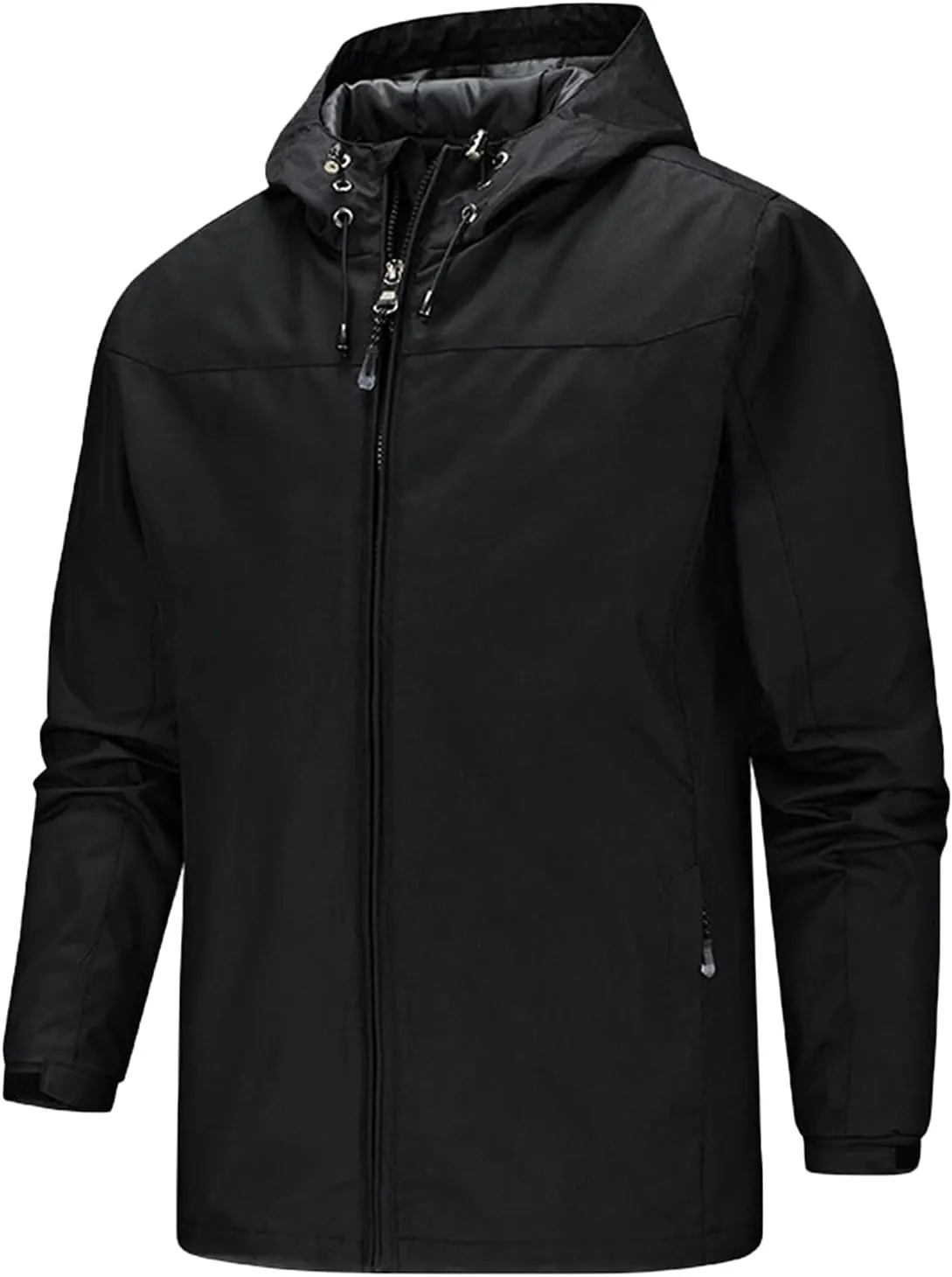 Mens Tactical Jacket Outdoor Waterproof Soft Shell Hooded Military Windbreaker Hooded Rain Coat Water Resistant Jackets