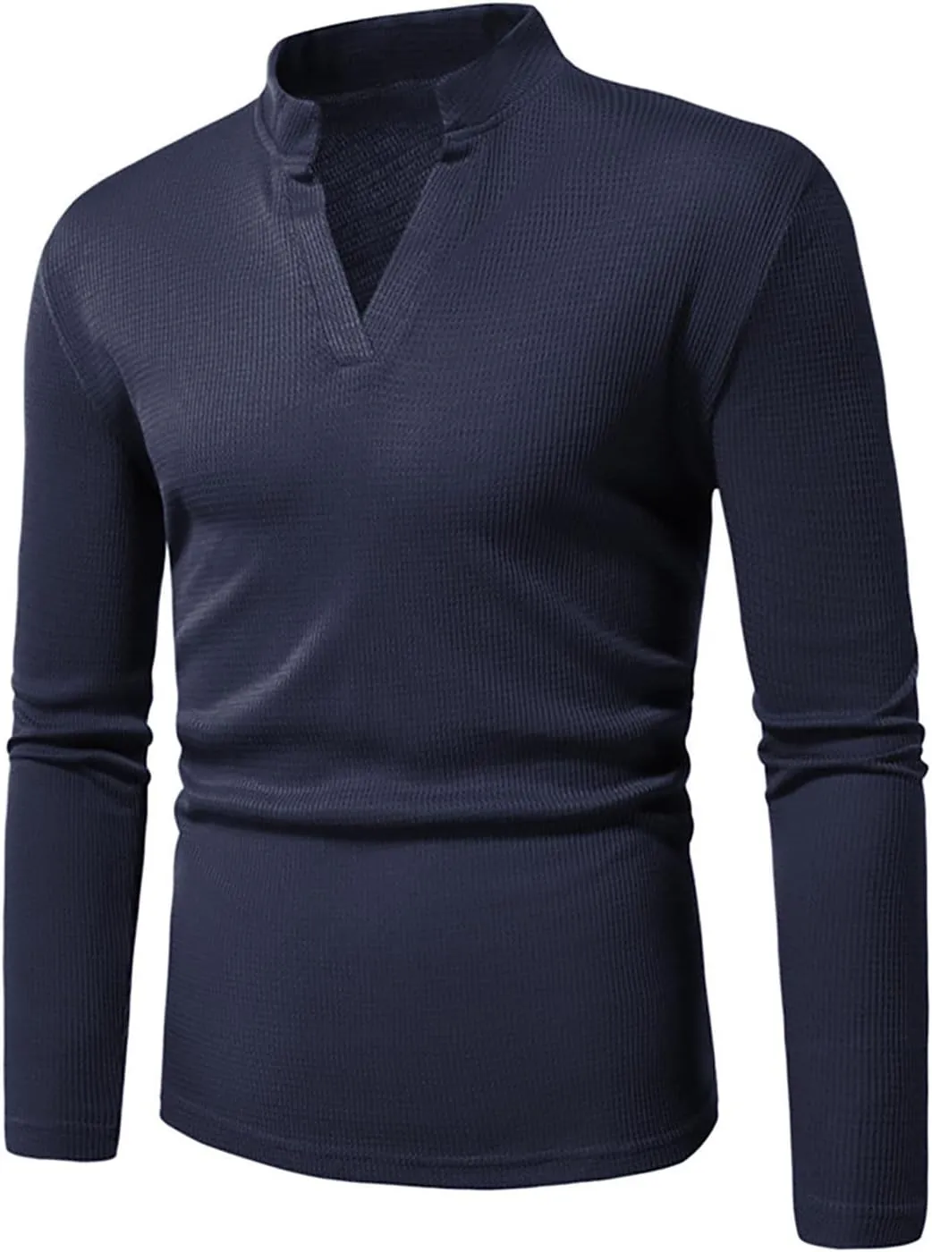 Mens V Neck Knit Sweater Slim Fit Long Sleeve Sweater Lightweight Knit Sweater Vintage Sweater Fall Winter Sweaters