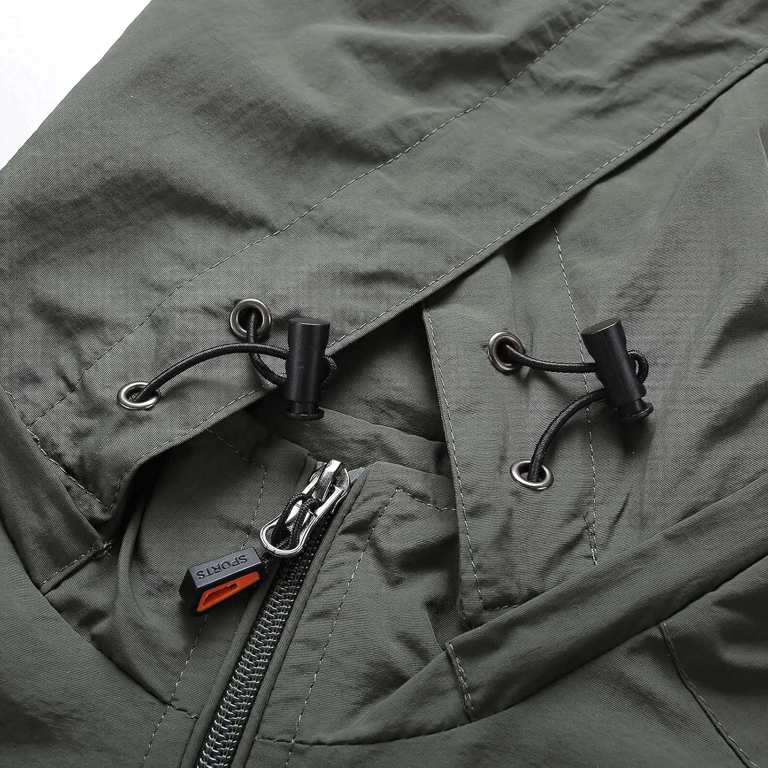 Rain Jacket for Men Waterproof Packable Raincoat Fall Winter Mountain Sport Military Jacket Lightweight Rain Shell Jacket