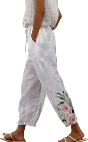 Resort Wear for Women 2025 Casual Drawstring Pants Beach Trousers Women's Pants Workout Pants