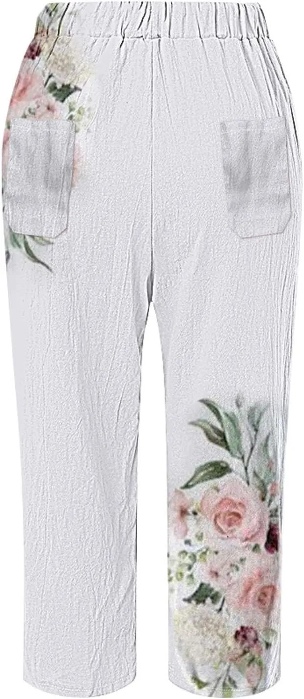 Resort Wear for Women 2025 Casual Drawstring Pants Beach Trousers Women's Pants Workout Pants