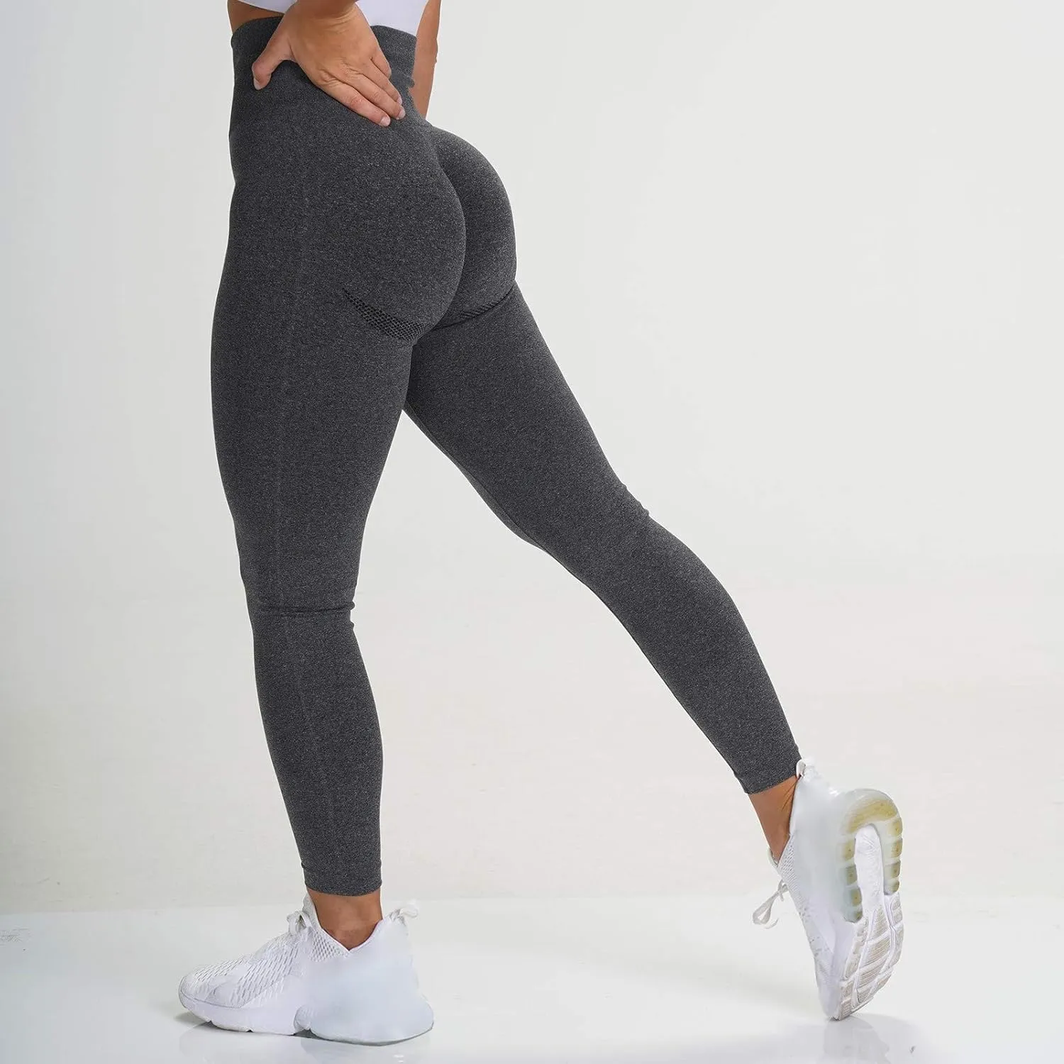 Running Leggings for Women Butt Lift Seamless High Waist Stretchy Tummy Control Sports Yoga Leggings Summer Sportwear