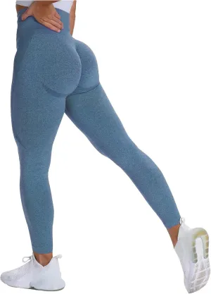 Running Leggings for Women Butt Lift Seamless High Waist Stretchy Tummy Control Sports Yoga Leggings Summer Sportwear