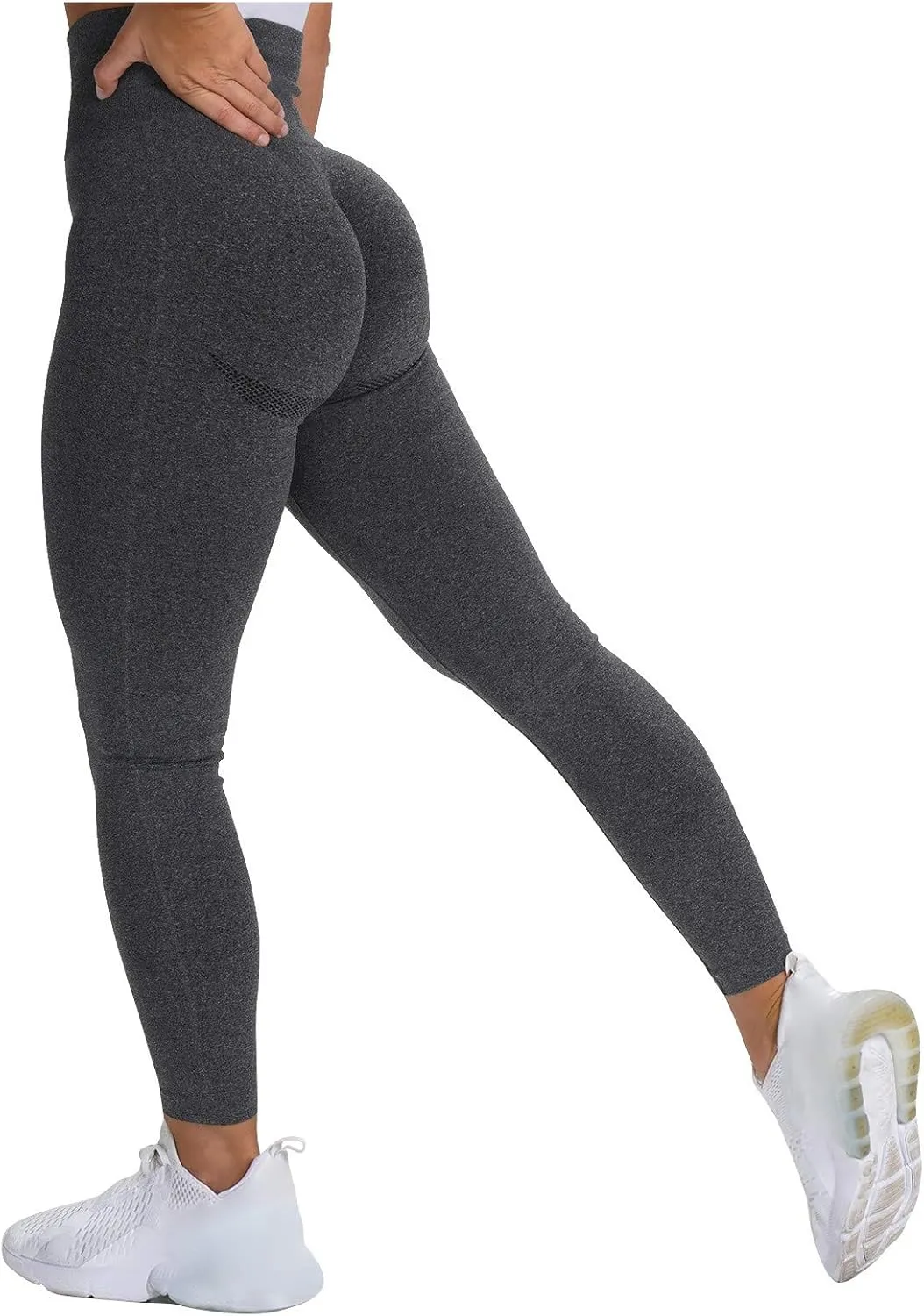 Running Leggings for Women Butt Lift Seamless High Waist Stretchy Tummy Control Sports Yoga Leggings Summer Sportwear