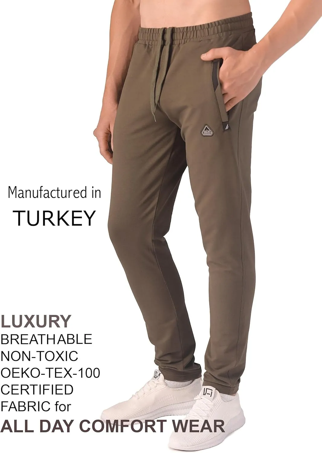 SCR Mens Sweatpants - Men Sweat Pants for Tall, Short Men – Comfy Joggers with Pockets - 30, 32, 34, 36, 38 Inseam
