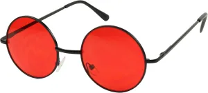 ShadyVEU Retro Round Style 70s Sunglasses Colorful Tint Groovy Hippie Mens Womens Shades