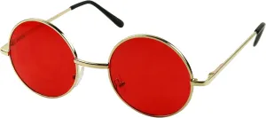 ShadyVEU Retro Round Style 70s Sunglasses Colorful Tint Groovy Hippie Mens Womens Shades