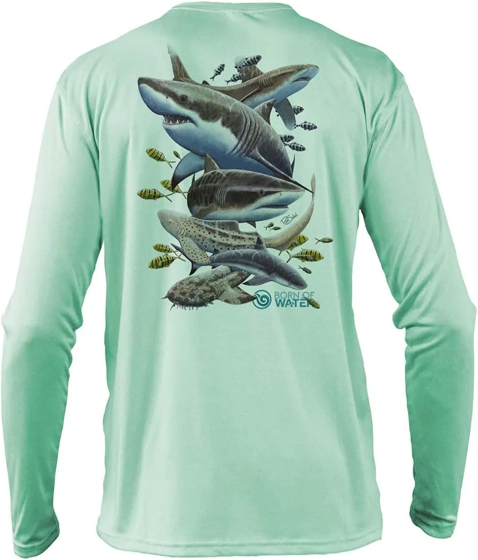 Shark Scuba Diving Shirt: UV UPF  50 Long Sleeve: Misunderstood Beauty