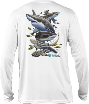Shark Scuba Diving Shirt: UV UPF  50 Long Sleeve: Misunderstood Beauty