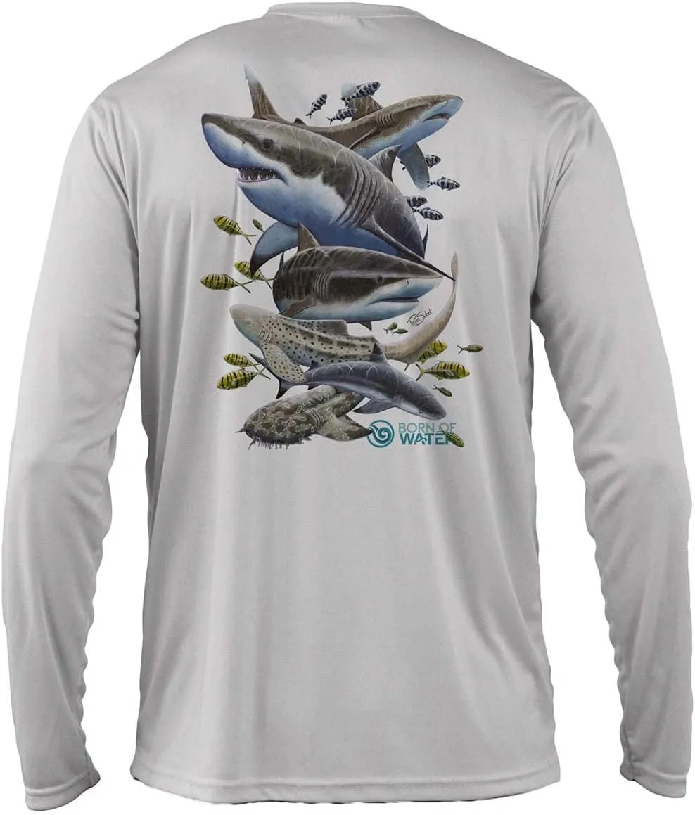Shark Scuba Diving Shirt: UV UPF  50 Long Sleeve: Misunderstood Beauty