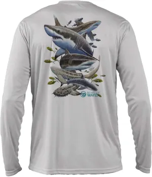 Shark Scuba Diving Shirt: UV UPF  50 Long Sleeve: Misunderstood Beauty