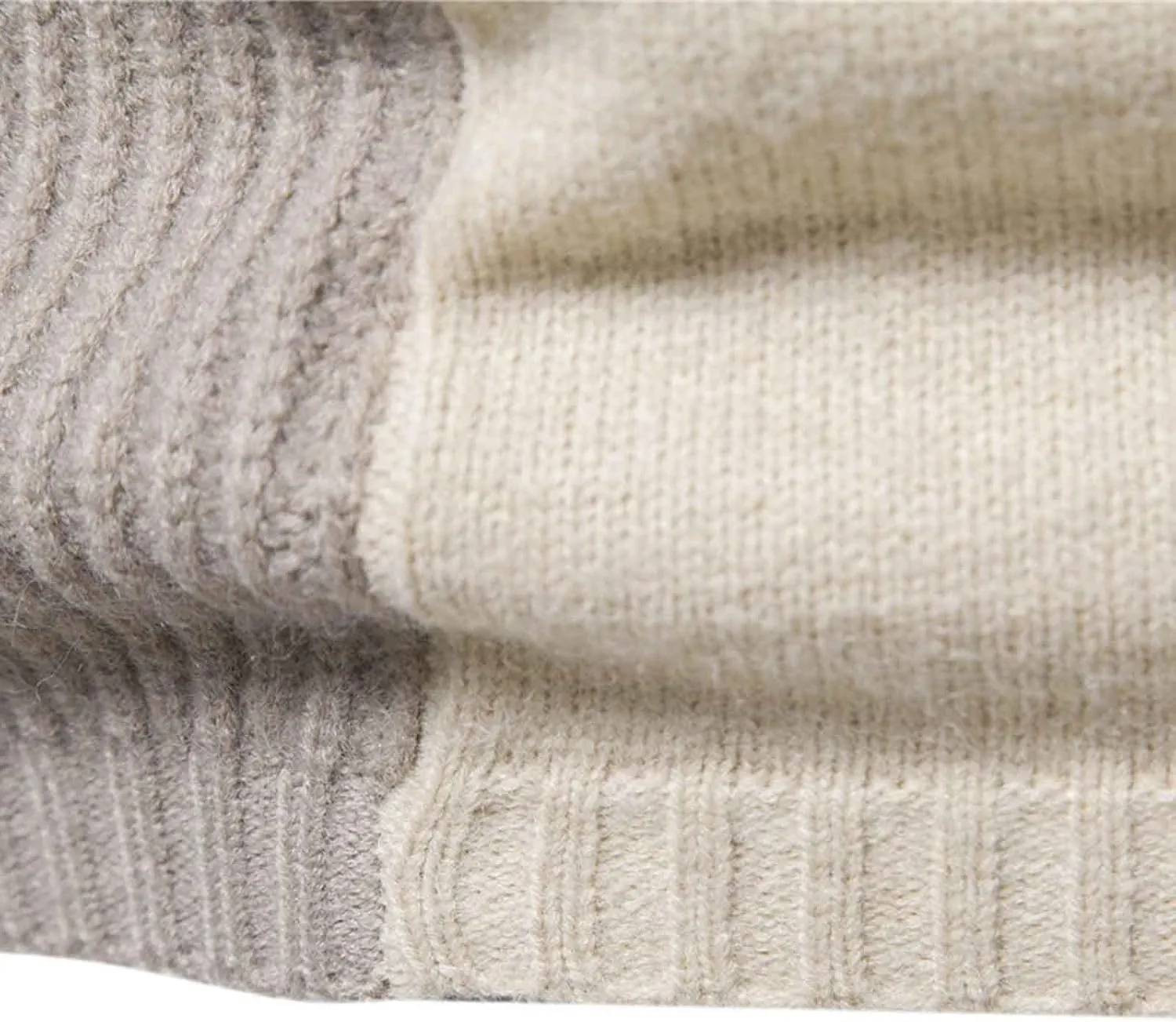 Slim Fit Crewneck Sweaters for Men Colorblock Fall Knit Sweater Mens Fashion Pullover Knitted T Shirts Tops