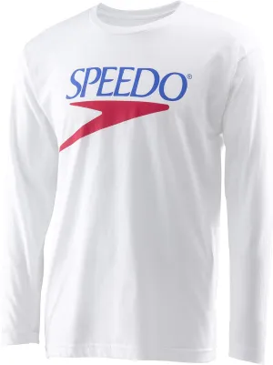 Speedo T-Shirt Long Sleeve Crew Neck Vintage