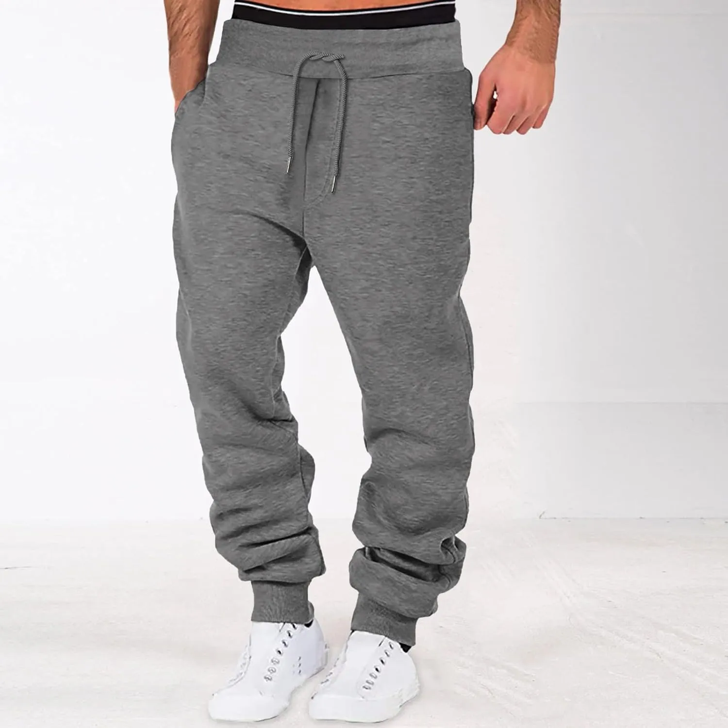 Sweatpants for Men Summer Pants Trousers Casual Overalls Straight Men's Multi Pocket Men's Pants Athletic Loose
