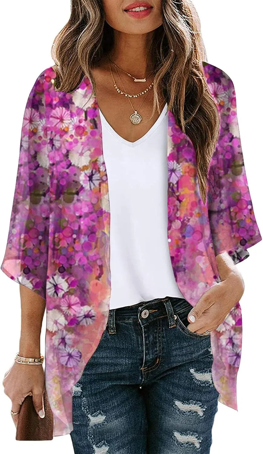TANGNADE Women Summer Bikini Kimono Bathing Suit Cover Ups for Swimwear Summer Outfits for Women 2024 Vacation