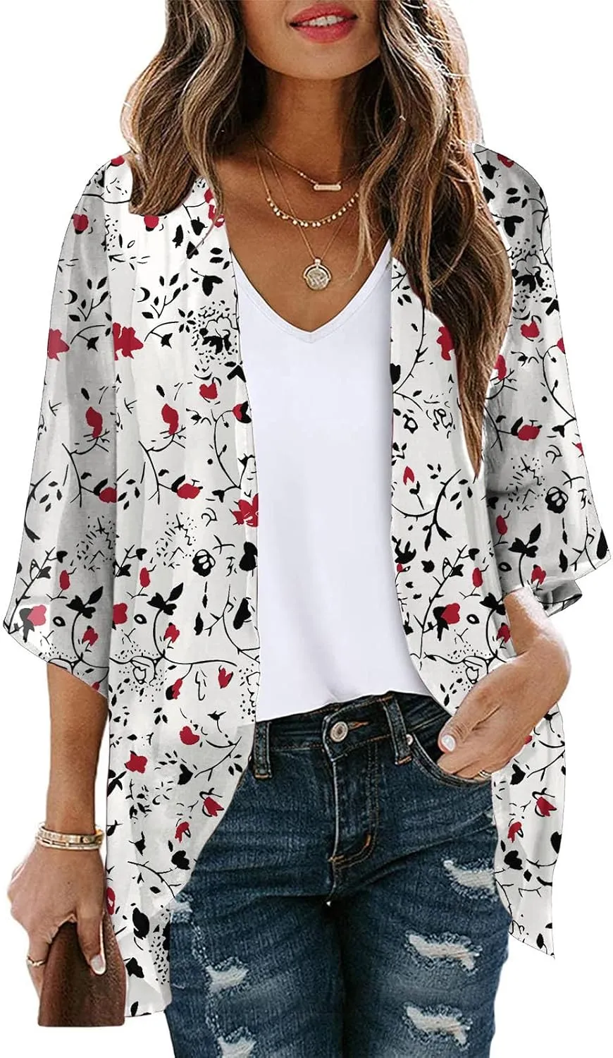 TANGNADE Women Summer Bikini Kimono Bathing Suit Cover Ups for Swimwear Summer Outfits for Women 2024 Vacation