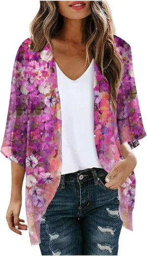 TANGNADE Women Summer Bikini Kimono Bathing Suit Cover Ups for Swimwear Summer Outfits for Women 2024 Vacation