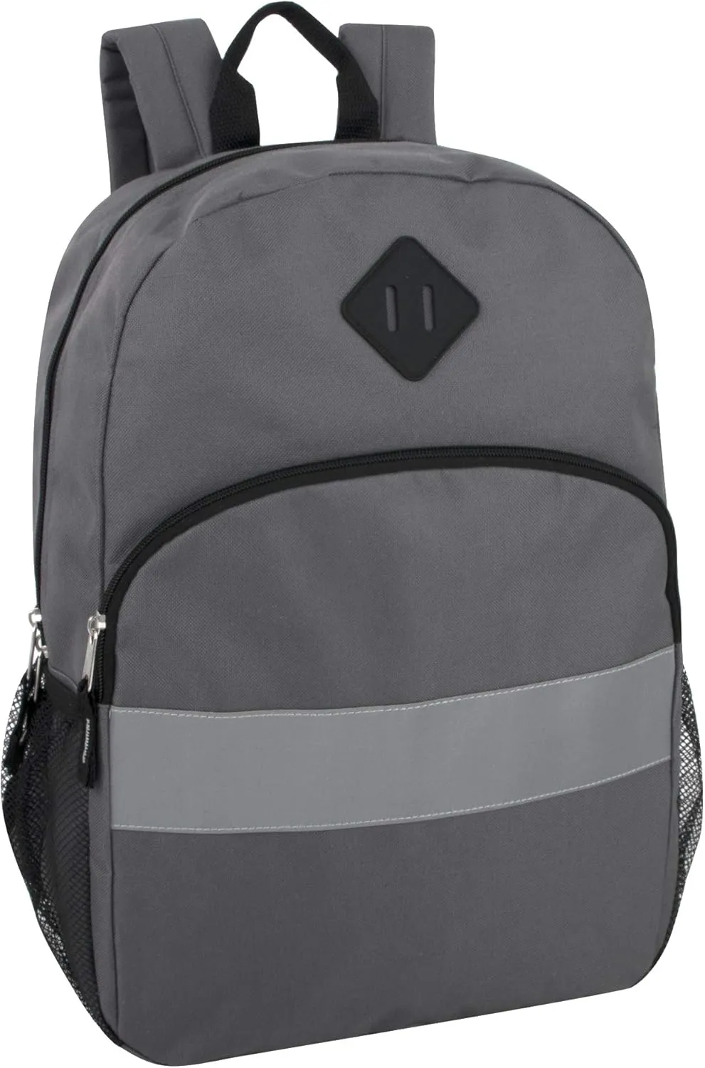 Trail maker Kids Reflective Backpack for School, Colorful Backpack with Reflector Strips, Side Pocket, Padded Straps
