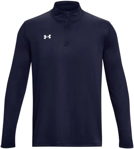 Under Armour Men's Team Tech 1/4 Zip Loose Royal Blue Long Sleeve Shirt