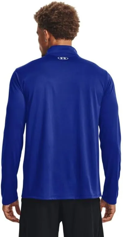 Under Armour Men's Team Tech 1/4 Zip Loose Royal Blue Long Sleeve Shirt