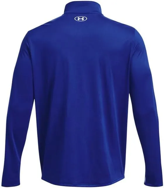 Under Armour Men's Team Tech 1/4 Zip Loose Royal Blue Long Sleeve Shirt