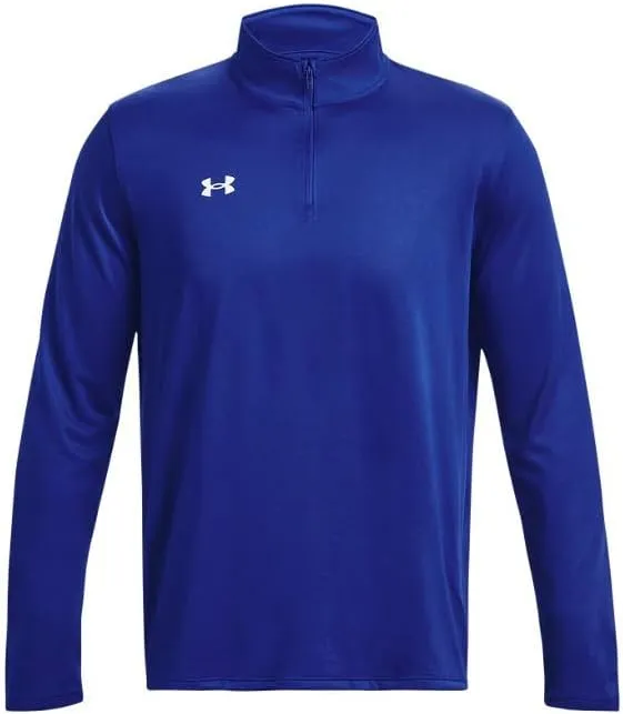 Under Armour Men's Team Tech 1/4 Zip Loose Royal Blue Long Sleeve Shirt