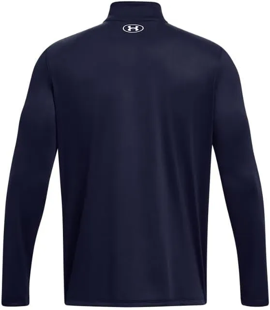 Under Armour Men's Team Tech 1/4 Zip Loose Royal Blue Long Sleeve Shirt