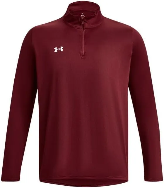 Under Armour Men's Team Tech 1/4 Zip Loose Royal Blue Long Sleeve Shirt
