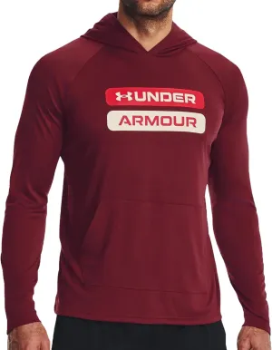 Under Armour Men's Velocity Wordmark Long Sleeve Hoodie