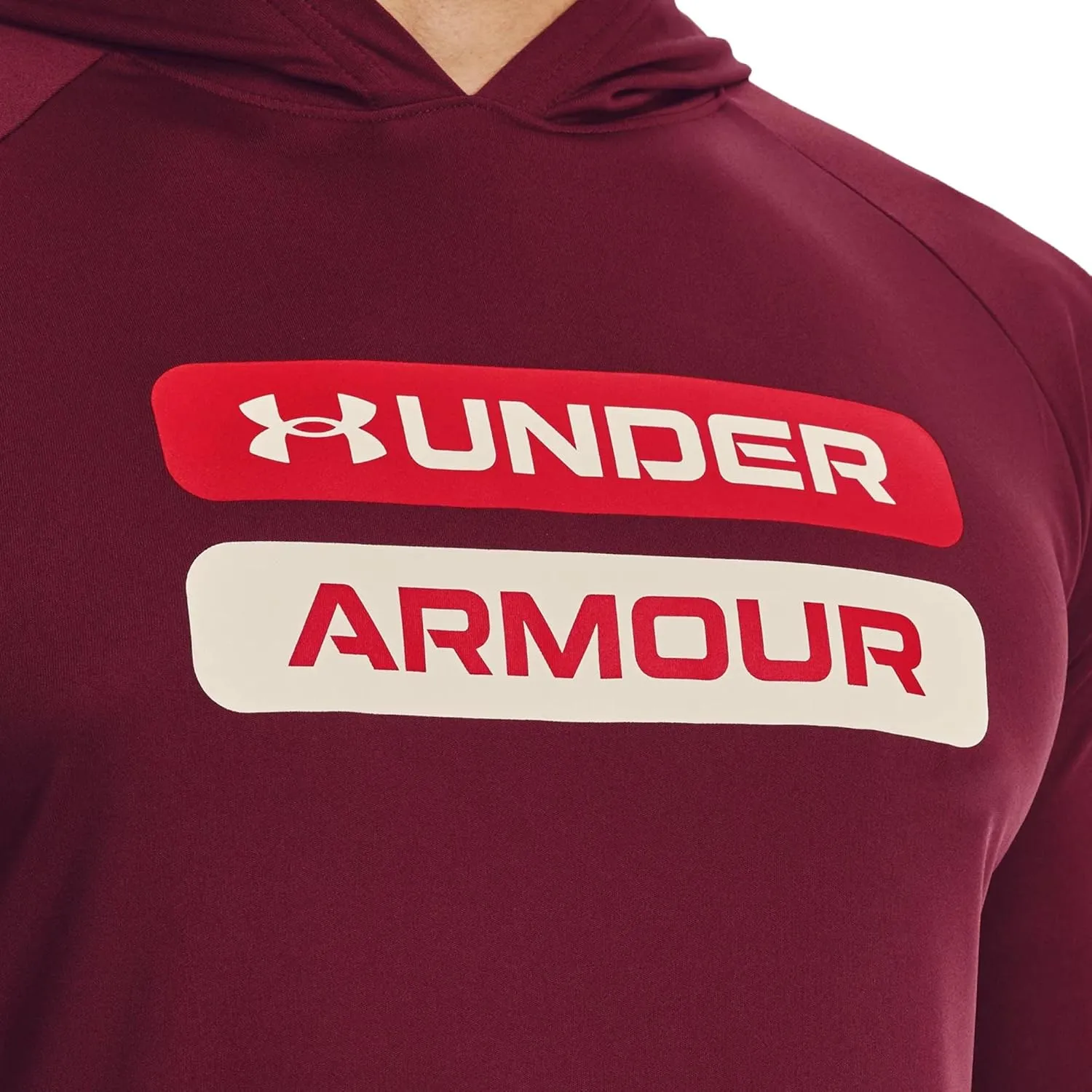 Under Armour Men's Velocity Wordmark Long Sleeve Hoodie