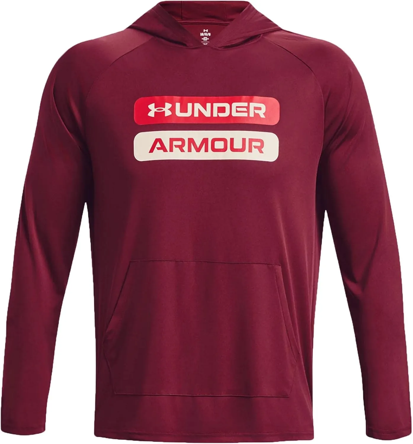 Under Armour Men's Velocity Wordmark Long Sleeve Hoodie