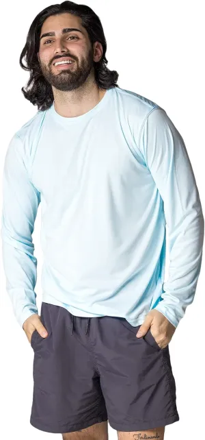 Vapor Apparel Men's Outdoor UPF 50  Long Sleeve T-Shirt, UV Sun Protection for Fishing, Running, Hiking, Swimming