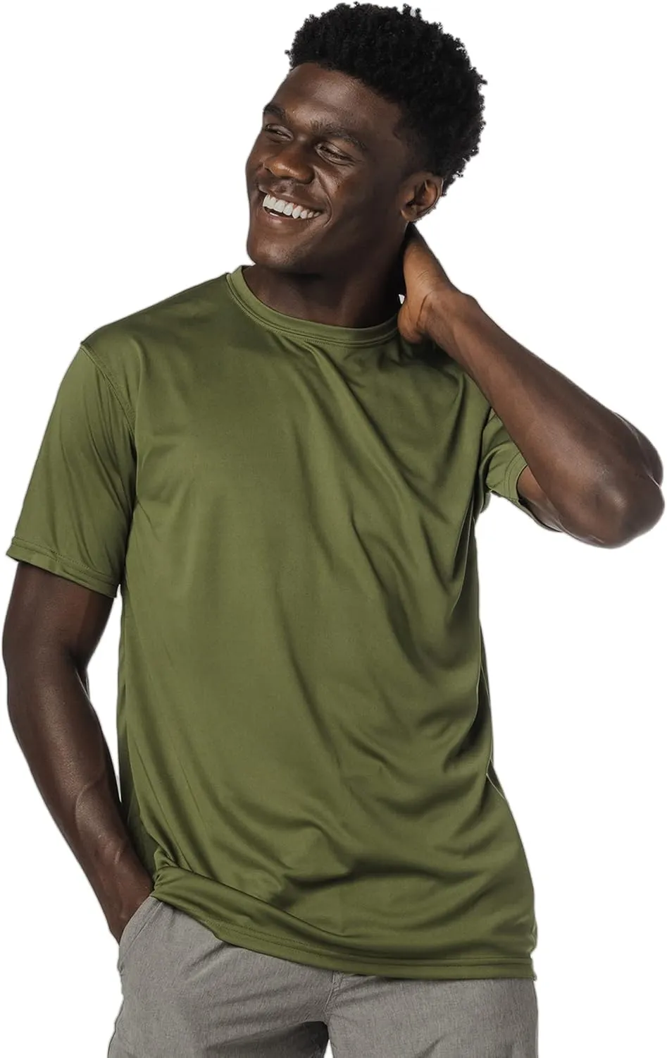 Vapor Apparel Men’s UPF 50  UV Sun Protection Short Sleeve Performance T-Shirt for Sports and Outdoor Lifestyle