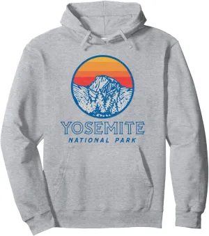 Vintage Yosemite National Park Eighties Graphic Badge Pullover Hoodie